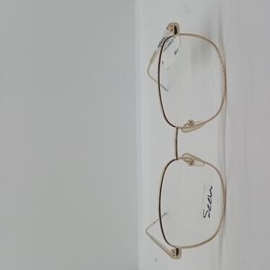NWT WOMEN'S SEEN EYEGLASS FRAMES GOLD